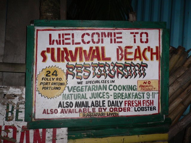 survival beach restaurant